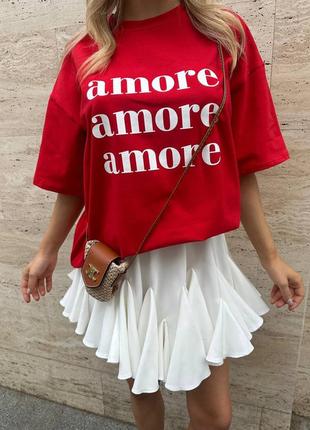 ❣️твоя вайбовая футболка “amore”❤️