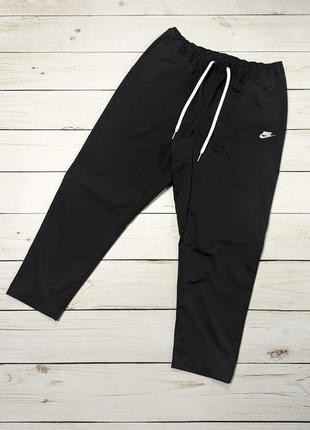 Мужские чёрные спортивные штаны nike оригинал / найк