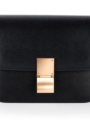 Кожаная женская сумка celine box сафьяно сафьяно
