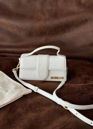 Сумка женская белая jacquemus le bambinou оригинал