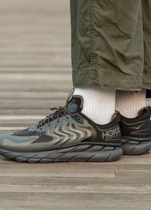 Кроссовки мужские hoka x satisfy clifton ls