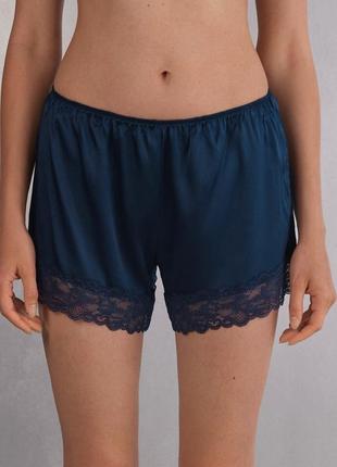 Intimissimi шелковые трусики шортики кружево /11506/