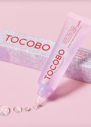 Tocobo - collagen brightening eye gel cream - крем під очі з колагеном і ретинолом - 30ml гелевий крем для шкіри навколо очей