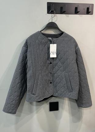 Стеганая куртка zara