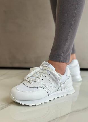 Женские кроссовки new balance 574 Havens leather