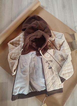 Куртка стеганая, курточка девочка весна, бомбер для девочки, ветровка девочка 110-140 г.