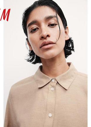 Жіноча сорочка slim h&m / рубашка slim h&m3 фото