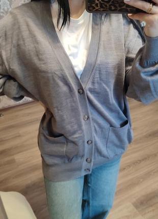 Шерстяной кардиган джемпер на пуговицах bleyle