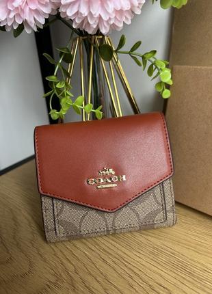 Гаманець coach шкіряний гаманець