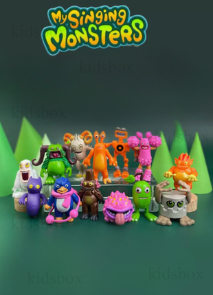 Мої співочі монстри фігурки my singing monsters набір іграшки 13 шт 4-9 см
