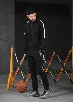 Спортивный костюм nike black, nike спортивный костюм, костюм nike2 фото