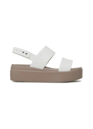 Женские кроксы crocs brooklyn sandal white