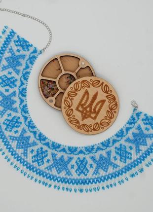 Утонченная силянка ручной работы с чешского бисера preciosa