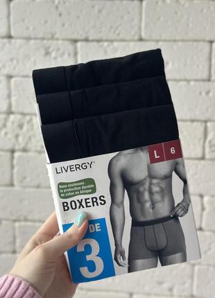 Комплект из 3 мужских трусов боксеров livergy