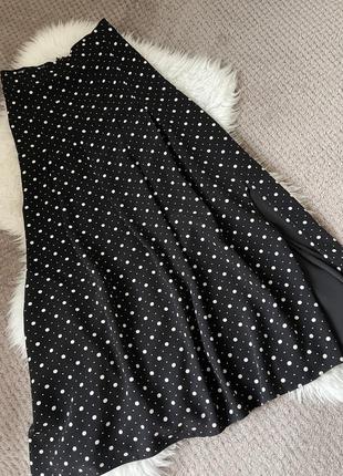 Спідниця мідаксі в горошок laura ashley р.14