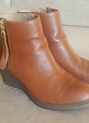 Ботільйони з натуральної шкіри new look, в ідеальному стані, 39 розмір