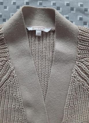 Кардиган на пуговицах плотной вязки  clockhouse 4