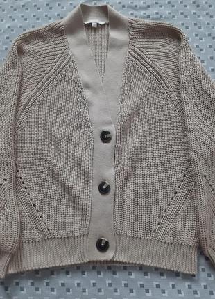 Кардиган на пуговицах плотной вязки  clockhouse 2