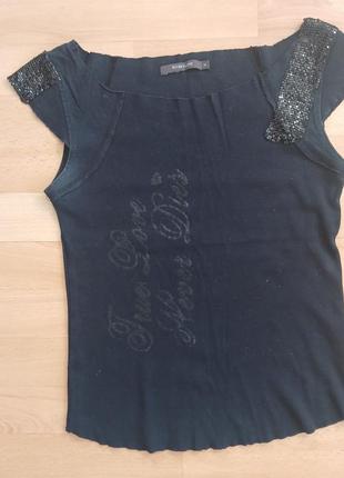 Футболка обтисла river island m-l