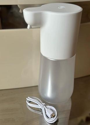 Диспенсер для мыла автоматический smart soap dispenser 350ml 2000mah lzd-v16 white