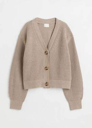 Бавовняний кардиган h&m