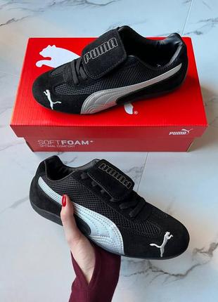 Кроссовки женские puma speedcat og black shadow grey