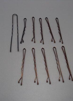 Біжутерія шпилька та хвилясті невидимки лот 11 шт №18196л
