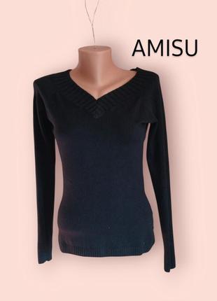 Amisu стильная черная кофта amisu
