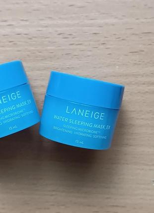 Laneige, water sleeping mask, ночная маска для глубокого увлажнения кожи, 15 мл