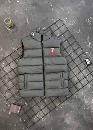 Чоловіча демісезонна жилетка безрукавка tommy hilfiger
