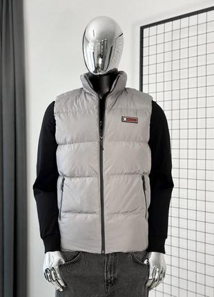 Свет серая мужская жилетка безрукавка hugo boss