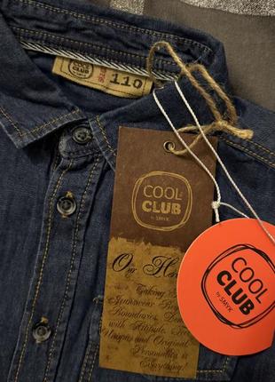 Дитяча джинсова сорочка cool club 6