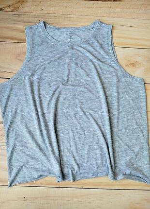 Серая майка для релаксации m&amp;s 14 размер
