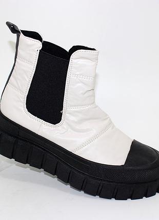 Черевики 112858 демісезонні, челсі з плащівки