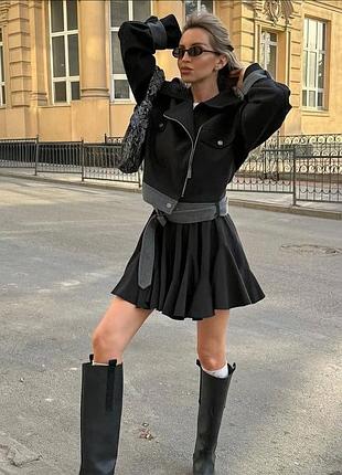 Юбка-шортики с воланами 2