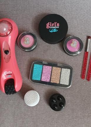 Набір дитячої косметики студія краси з масажером для обличчя