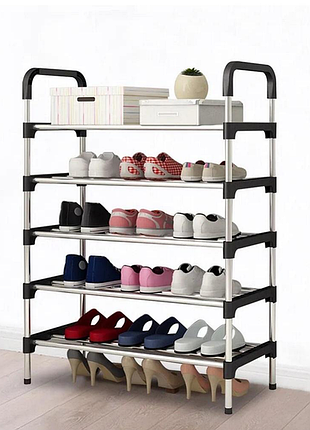 Полиця для взуття shoe rack 5 полиць.о+