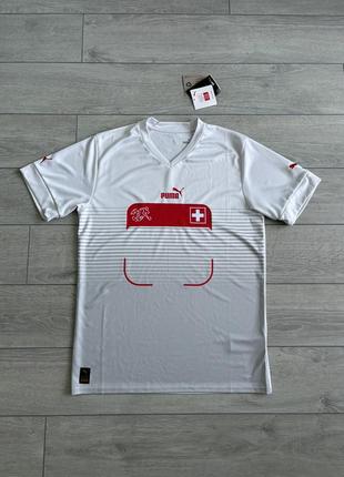 Футбольная футболка джерси швейцария switzerland puma football soccer jersey m оригинал