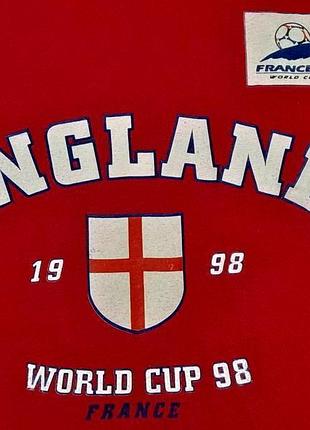 Вінтажна футболка 1994 р. george world cup france 98 - england  1998  - xl
