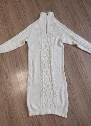 Вязаное платье,гольф