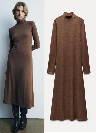Трикотажне плаття гольф zara s-m-l