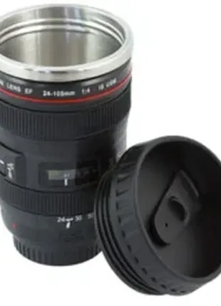 Термокружка объектив canon, термокружка креативный подарок