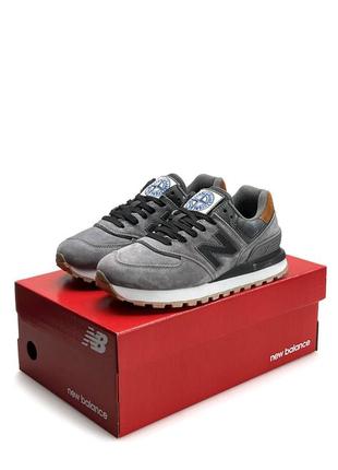Женские кроссовки new balance x stone island dark gray