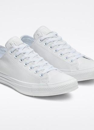 Кеды кожаные белые оригинал converse chuck taylor all star 136823c4 фото