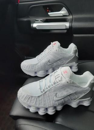 Nike shox tl white metallic 6