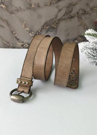 Кожаный ремень massimo dutti