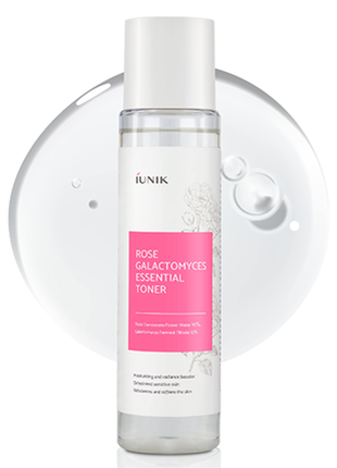 Увлажняющий тонер iunik rose galactomyces essential toner 200 мл