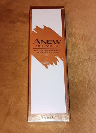Многофункциональная золотая маска-пилинг anew avon 45+