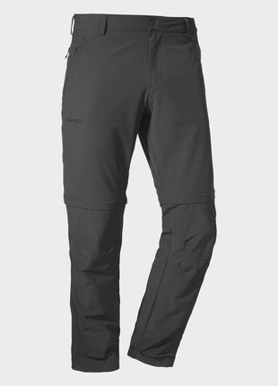 Мужские треккинговые брюки шорты 2в1 schoffel payton стрейчевые u9 36
