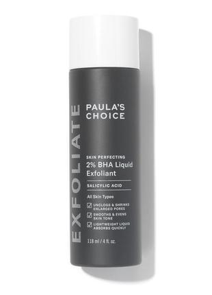 Тонер із саліциловою кислотою paulas choice - skin perfecting - 2% bha...